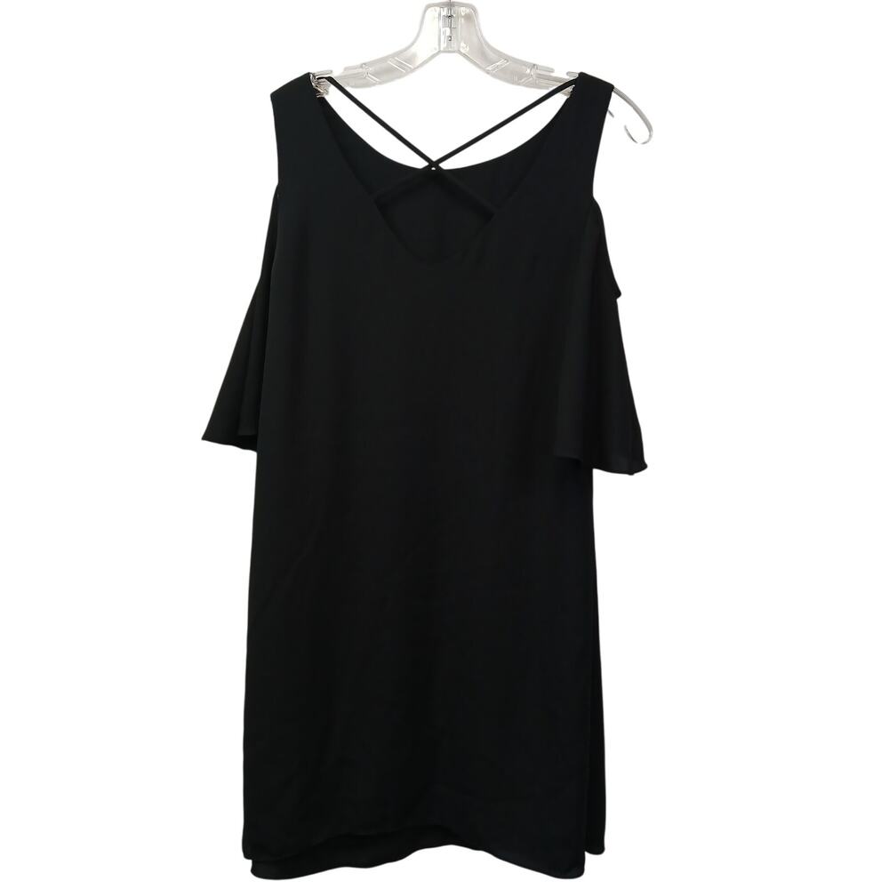 Chelsea 28 Black Cold Shoulder Dress Extra Small XS